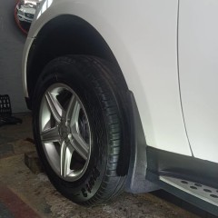 Фото покупателя: Брызговики для Mercedes-Benz GL-Класс GL350, GL450 2006-2012 с боковыми подножками