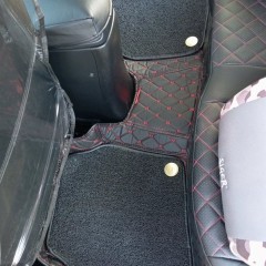 Фото покупателя: Кожаные 3D коврики с ворсом для Hyundai Solaris I Седан (2011-2014)