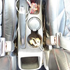 Фото покупателя: Подлокотник для Hyundai Solaris I (Verna) 2010-2017 Премиум красная строчка