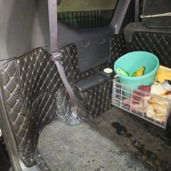 Фото покупателя: Кожаные коврики в багажник для Toyota Land Cruiser Prado 120 Series Внедорожник 5 дв. (2002-2009) 7 мест