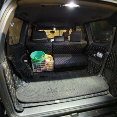 Фото покупателя: Кожаные коврики в багажник для Toyota Land Cruiser Prado 120 Series Внедорожник 5 дв. (2002-2009) 7 мест