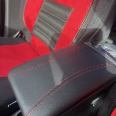 Фото покупателя: Подлокотник для Geely CK 1 2005-2016 красная строчка