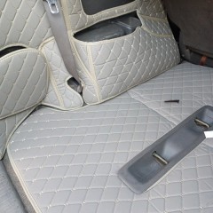 Фото покупателя: Кожаные коврики в багажник для Toyota Land Cruiser Prado 120 Series Внедорожник 5 дв. (2002-2009) 7 мест