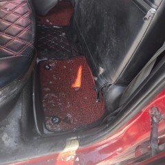 Фото покупателя: Кожаные 3D коврики с ворсом для Kia Rio III (2011+)