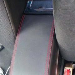 Фото покупателя: Подлокотник для Geely CK 1 2005-2016 c USB красная строчка