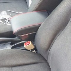 Фото покупателя: Подлокотник для Geely CK 1 2005-2016 c USB красная строчка