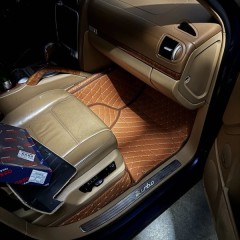 Фото покупателя: Кожаные 3D коврики Autozs Premium для Porsche Cayenne I (955) (2002-2007)