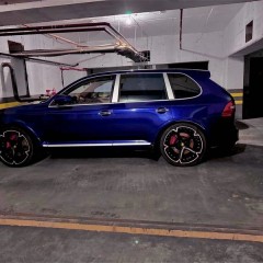 Фото покупателя: Кожаные 3D коврики Autozs Premium для Porsche Cayenne I (955) (2002-2007)