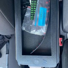Фото покупателя: Подлокотник для Chevrolet Cruze 1 2009-2015 с USB красная строчка