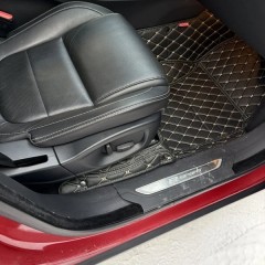 Фото покупателя: Кожаные 3D коврики Autozs Premium для Jaguar F-Pace (2016+)
