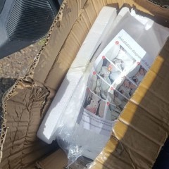 Фото покупателя: Подлокотник для Geely MK 2006-2015 c USB красная строчка