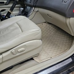 Фото покупателя: Кожаные 3D коврики Autozs Premium для Infiniti FX-Series I Рестайлинг (2006-2009) бежевые
