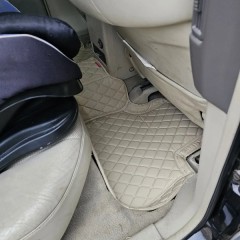 Фото покупателя: Кожаные 3D коврики Autozs Premium для Infiniti FX-Series I Рестайлинг (2006-2009) бежевые