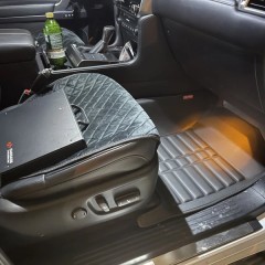 Фото покупателя: Кожаные коврики в салон Toyota Land Cruiser Prado 150 Series (2009+)