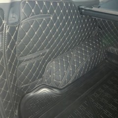 Фото покупателя: Кожаные коврики в багажник для Toyota Land Cruiser Prado 150 Series Внедорожник 5 дв. (2009-2013) 5 мест