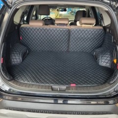 Фото покупателя: Кожаные коврики в багажник для Hyundai Santa Fe IV 2018+