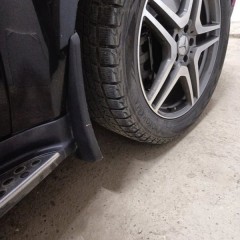 Фото покупателя: Брызговики для Mercedes-Benz GL-Класс GL350, GL450 2006-2012 с боковыми подножками