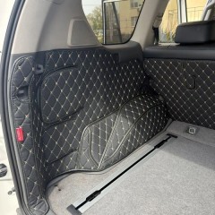 Фото покупателя: Кожаные коврики в багажник для Toyota Land Cruiser Prado 150 Series Внедорожник 5 дв. (2009-2013) 5 мест
