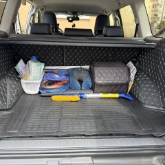 Фото покупателя: Кожаные коврики в багажник для Toyota Land Cruiser Prado 150 Series Внедорожник 5 дв. (2009-2013) 5 мест