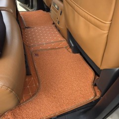 Фото покупателя: Кожаные 3D коврики с ворсом для Infiniti QX80 I (2013+) / QX56 I (2004-2010) 3 ряда сидений