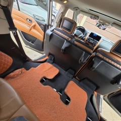 Фото покупателя: Кожаные 3D коврики с ворсом для Infiniti QX80 I (2013+) / QX56 I (2004-2010) 3 ряда сидений