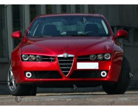 Светодиодные противотуманные фары с ангельскими глазками для Alfa Romeo 159 (2005-2012)