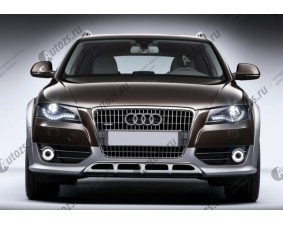 Светодиодные противотуманные фары с ангельскими глазками для Audi A4 allroad B8 (2009-2011)