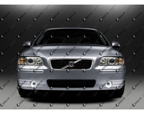 Светодиодные противотуманные фары с ангельскими глазками для Volvo S60 1 рестайлинг (2004-2010)