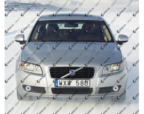 Светодиодные противотуманные фары с ангельскими глазками для Volvo S80 2 (2006-2010)