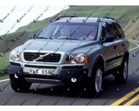 Светодиодные противотуманные фары с ангельскими глазками для Volvo XC90 1 (2002-2006)