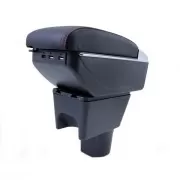 Подлокотник для Renault Duster I 2010+ c USB красная строчка