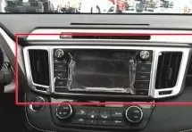 Декоративные накладки для центральных отверстий обдува салона Toyota RAV4 CA40 2013+ B