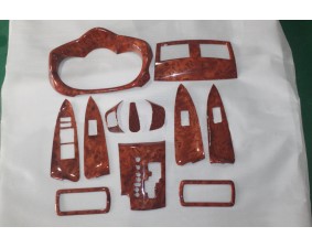 Декоративные накладки для салона Toyota RAV4 2010-2012 - Красное дерево
