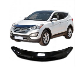 Дефлекторы капота для Hyundai Santa Fe (2012-2016) (короткий)
