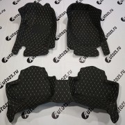 Кожаные 3D коврики Autozs Premium для Volvo S60 II (2010+)