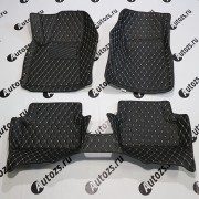 Кожаные 3D коврики Autozs Premium для Audi A5 I Рестайлинг Купе (2011+) 