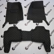 Кожаные 3D коврики Autozs Premium для SsangYong Kyron I Рестайлинг (2007+)