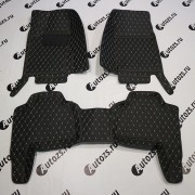 Кожаные 3D коврики Autozs Premium для SsangYong Rexton II (2007-2012)