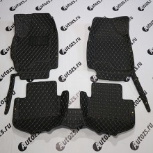 Кожаные 3D коврики Autozs Premium для Hyundai Coupe II (GK) (2001-2007)