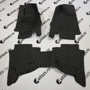 Кожаные 3D коврики Autozs Premium для Jeep Grand Cherokee SRT8 I (WK) (2006-2010)