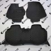 Кожаные 3D коврики Autozs Premium для Toyota Camry (Japan) XV50 (2012+) 