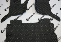 Кожаные 3D коврики Autozs Premium для Land Rover Range Rover III (2002-2005)