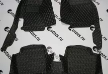 Кожаные 3D коврики Autozs Premium для Subaru Impreza III Седан (2007-2011)