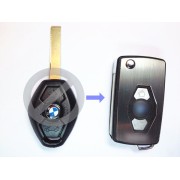 Выкидной ключ BMW 3 кнопки #59