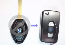 Выкидной ключ BMW 3 кнопки #59