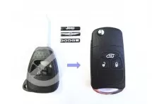 Выкидной ключ Chrysler 3 кнопки A #318