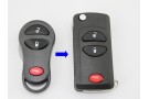 Выкидной ключ Chrysler 3 кнопки F