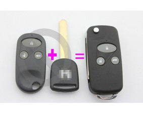 Выкидной ключ Honda 2.4 3 кнопки B #324-1
