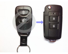 Выкидной ключ Hyundai Elantra 2 кнопки C #99