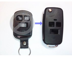 Выкидной ключ Hyundai Sonata 2 кнопки A